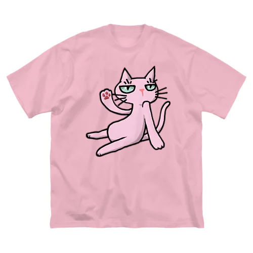 ピンクキャット♪ Big T-Shirt