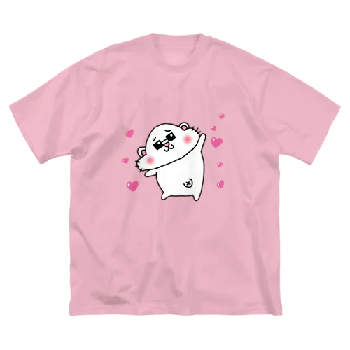 ひもにゃん ラブver. ビッグシルエットTシャツ