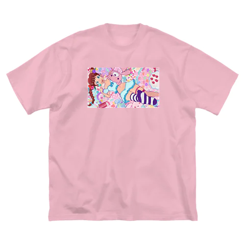 女の子の成分 ビッグシルエットTシャツ