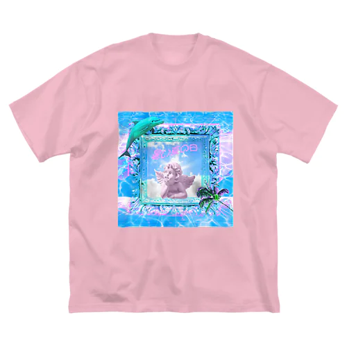 夏を乗り切る暑い日の天使Tシャツ❷ Big T-Shirt