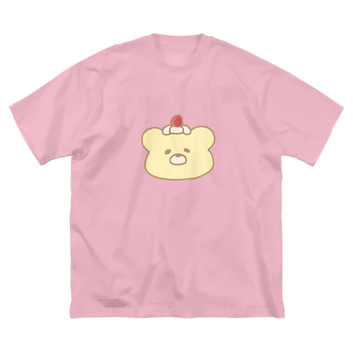 ショートケーキくま ビッグシルエットTシャツ