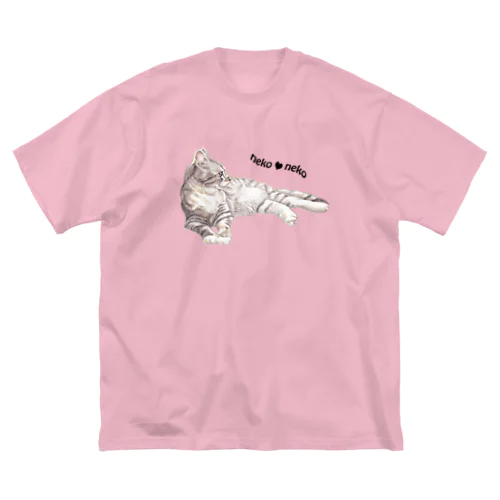 パステル💗ねこねこ　ルナちゃん Big T-Shirt