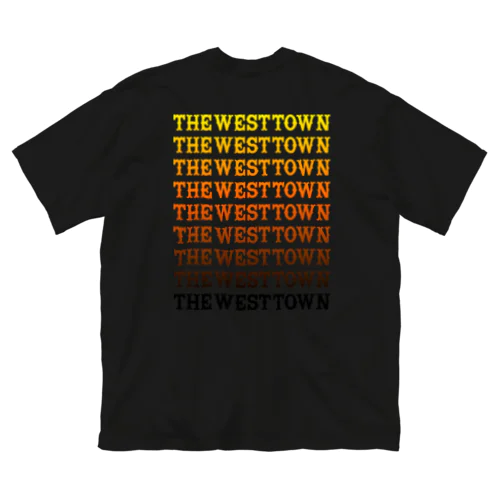 The west town デザイン01-Ver.2 ビッグシルエットTシャツ
