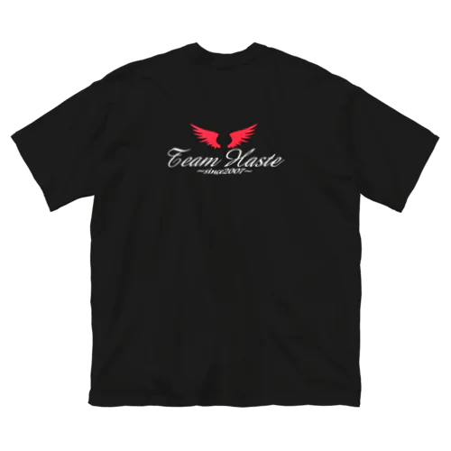 Team Haste ホワイト sinceversion ビッグシルエットTシャツ