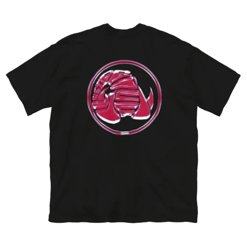 scorpion★両面 pink ビッグシルエットTシャツ