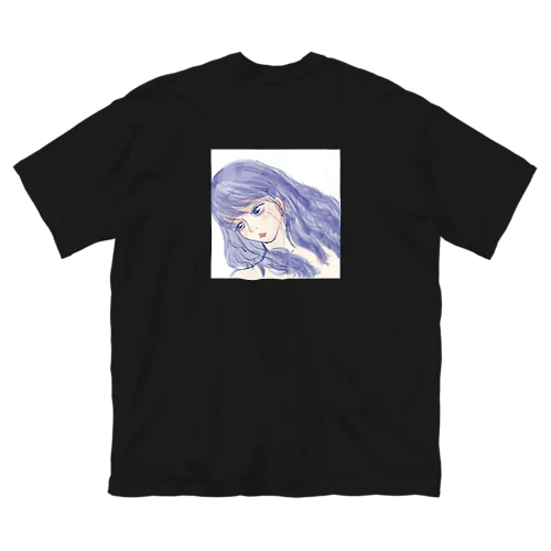 涙の女の子 ビッグシルエットTシャツ