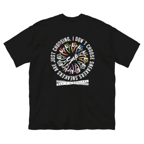 Snp×9ine SneakersCircle ビッグシルエットTシャツ