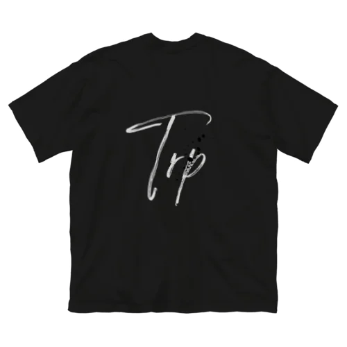 Big Siruetto T-shirt.02 -double print ROGO -//【trigger./Trp.】 Big T-Shirt