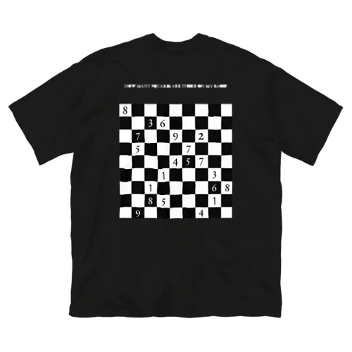 『 @silikoa T-sh01 / The Squares 』 Big T-Shirt