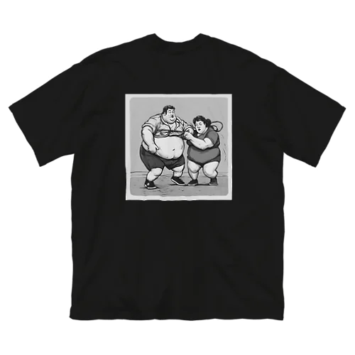 でぶの綱引き Big T-Shirt