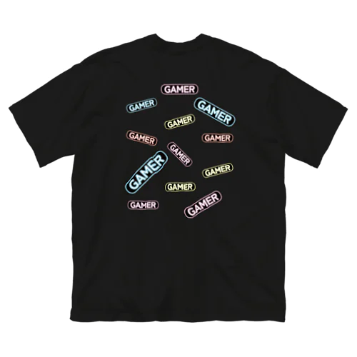 両面プリント GAMER ゲーマーTシャツ ビッグシルエットTシャツ