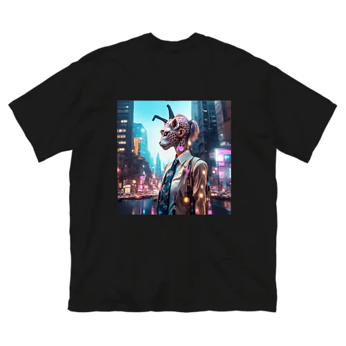 Cyberpunk giraffe ビッグシルエットTシャツ