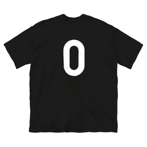 バックプリント：ただの0です。（白文字） Big T-Shirt