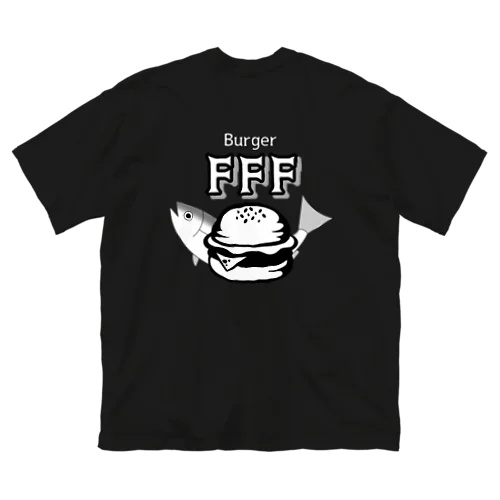 Burger FFF公式グッズ ビッグシルエットTシャツ