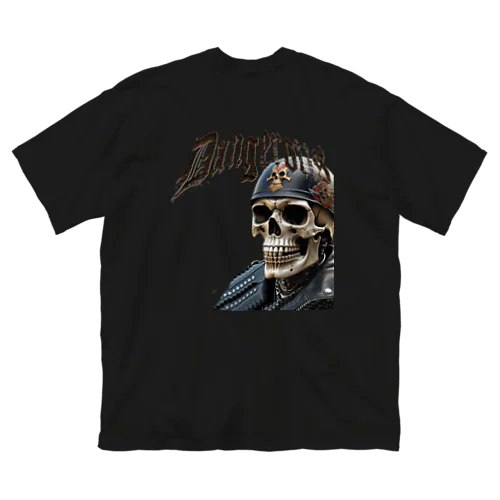 SKULL BIKER-03 ビッグシルエットTシャツ