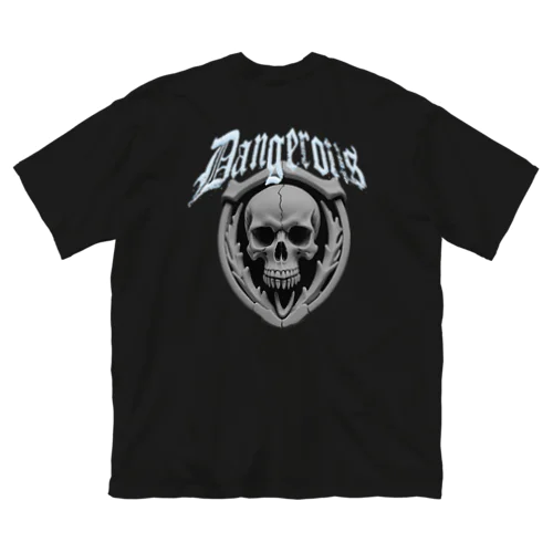 SKULL BIKER-05 Big T-Shirt