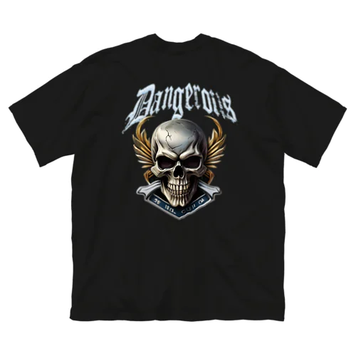 SKULL BIKER-09 ビッグシルエットTシャツ