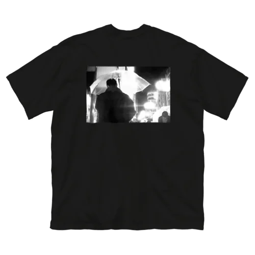 RUDE/ブラック Big T-Shirt