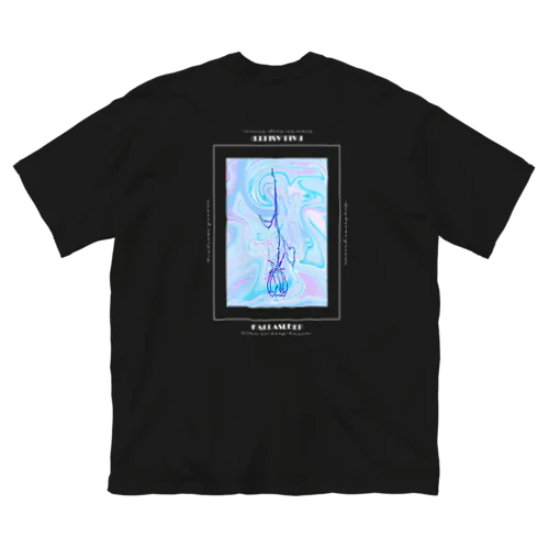 unreal . / black ビッグシルエットTシャツ