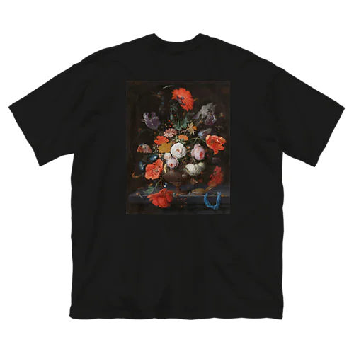 花と時計の静物画 Big T-Shirt