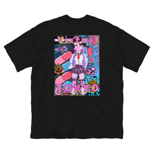 Virtual TOKYO ビッグシルエットTシャツ