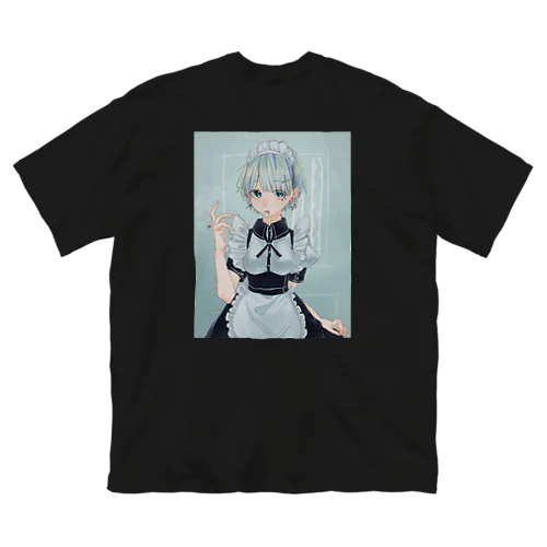 やさぐれメイドちゃん ビッグシルエットTシャツ