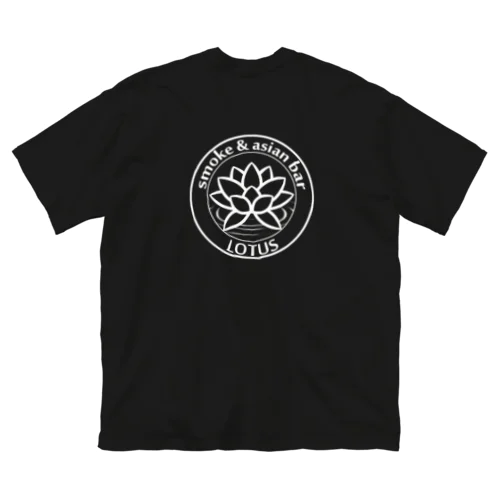 LOTUS 白ロゴ ビッグシルエットTシャツ