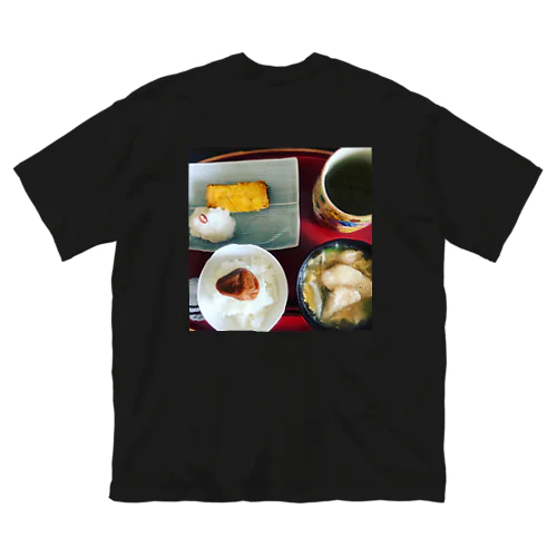 和朝食 ビッグシルエットTシャツ