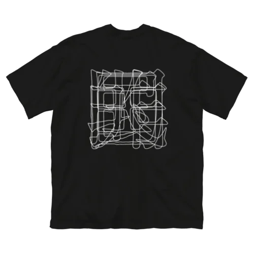 【非国民的】重字（白線） ビッグシルエットTシャツ