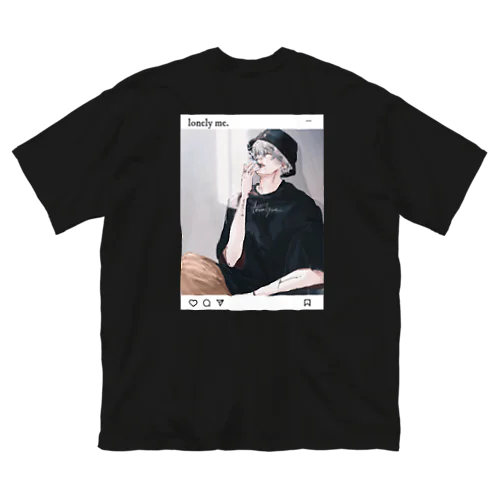 lonely boy ビッグシルエットTシャツ