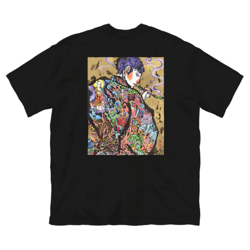 地獄太夫（バックプリント） ビッグシルエットTシャツ