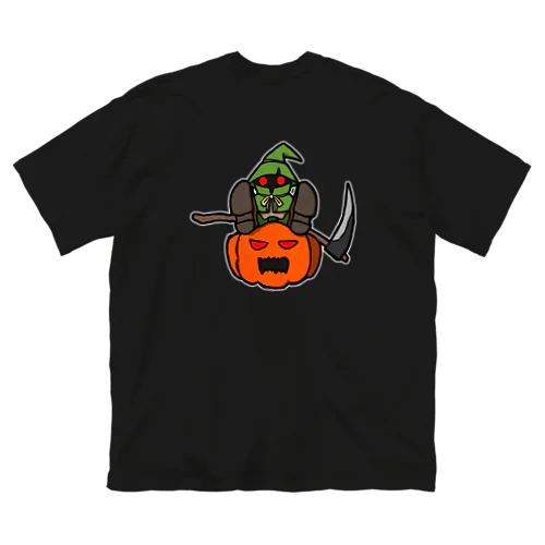 スケアクロウとジャック・オー・ランタン（バックプリント） ビッグシルエットTシャツ