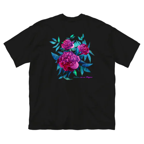 芍薬 ビッグシルエットTシャツ