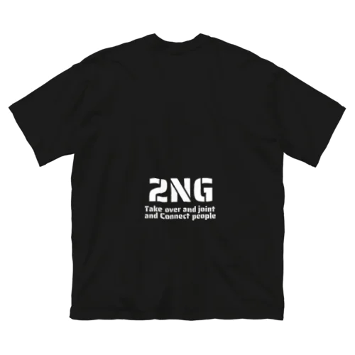 2nagu logo ビッグシルエットTシャツ