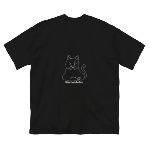 闇の白猫 2 ビッグシルエットTシャツ