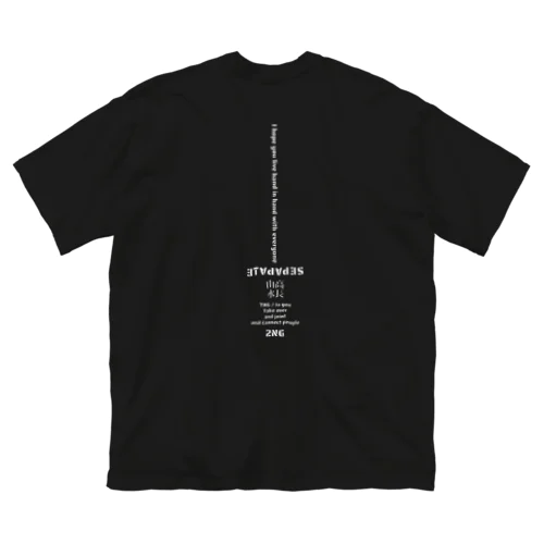 tunagari logo ビッグシルエットTシャツ