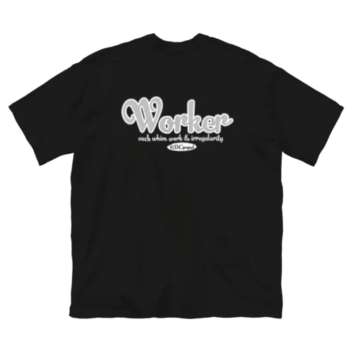 Worker  T 黒ver. Big T-Shirt