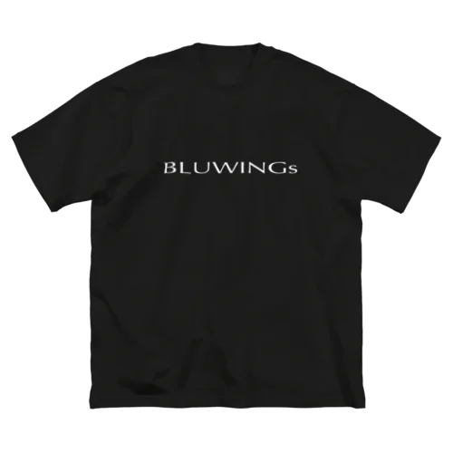 BLUWINGsトップス白字 ビッグシルエットTシャツ