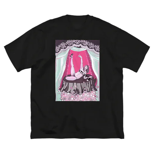 dancing girl ビッグシルエットTシャツ