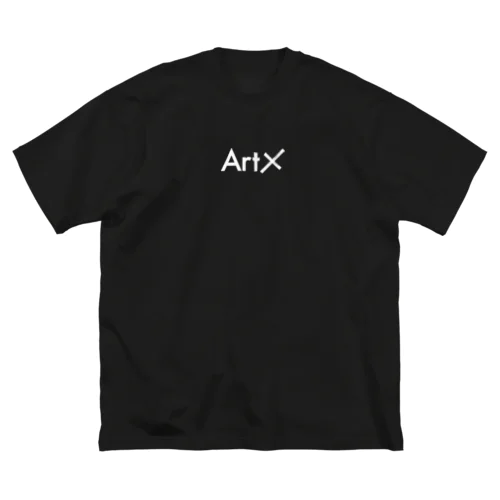 ArtX白ロゴ ビッグシルエットTシャツ