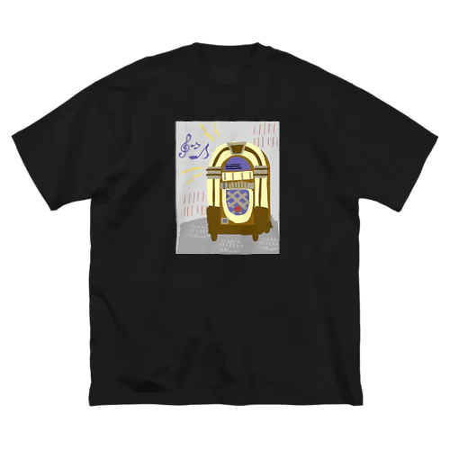 ダンスホールのレトロなジュークボックス Big T-Shirt