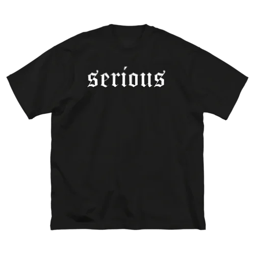 serious ビッグシルエットTシャツ