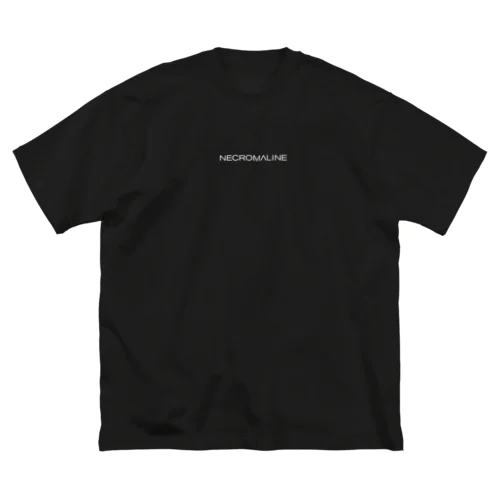 NECROMALINE LOGO（WHITE） ビッグシルエットTシャツ