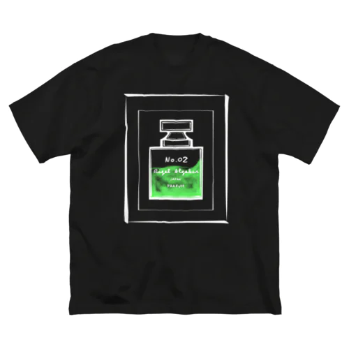 香水2ブラック ビッグシルエットTシャツ