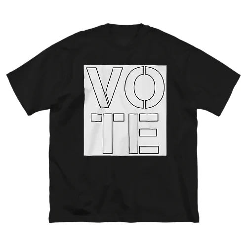 VOTE FOR YOUR RIGHT ビッグシルエットTシャツ