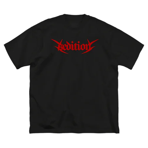 SEDITION (red) ビッグシルエットTシャツ