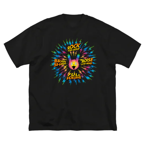 ⚡️ビリビリ（サイケ）⚡️ ビッグシルエットTシャツ