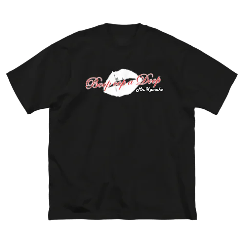 ロゴ　モノクロ2 ビッグシルエットTシャツ