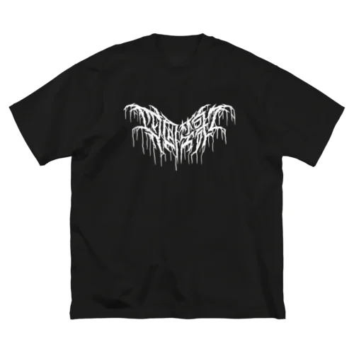 四字熟語 - 四面楚歌 Death Metal Logo デスロゴ  ビッグシルエットTシャツ