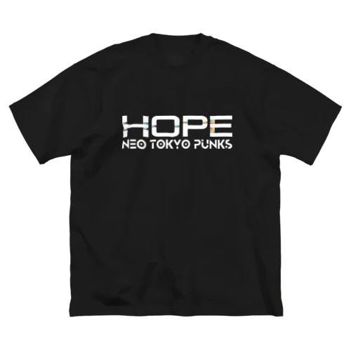 NTP Guild HOPE - Moji logo collection / White ビッグシルエットTシャツ